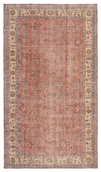Turkish Melis Vintage 5'10" x 10'2" Hand-knotted Wool Rug 