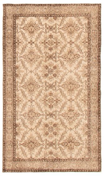 Turkish Antalya Vintage 3'10" x 6'11" Hand-knotted Wool Rug 