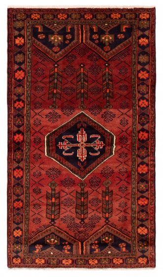 Persian Style 3'11" x 6'10" Hand-knotted Wool Rug 