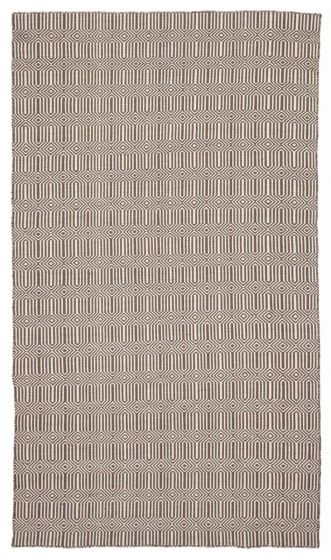 Indian Nevada 4'11" x 8'2" Flat-Weave Wool Kilim 