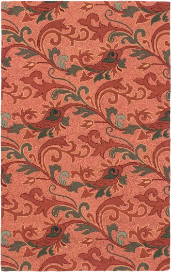 Chinese Erman 3'6" x 5'6" Hooked Polypropylene Rug 