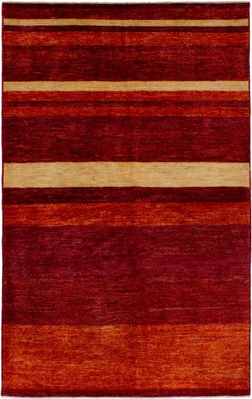 Afghan Finest Ziegler Chobi 5'0" x 8'0" Hand-knotted Wool Rug 