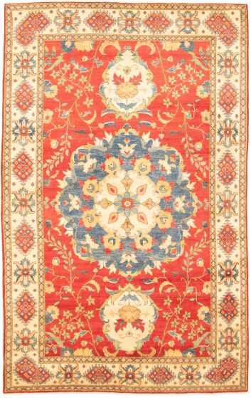 Afghan Finest Ghazni 5'11" x 9'5" Hand-knotted Wool Rug 