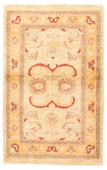 Pakistani Peshawar Oushak 2'8" x 4'2" Hand-knotted Wool Rug 