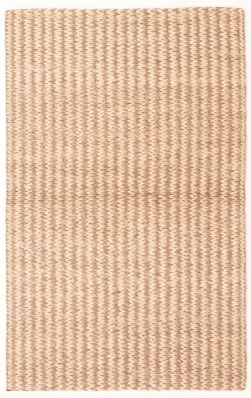 Indian Sienna 4'10" x 8'0" Braided Weave Wool Rug 