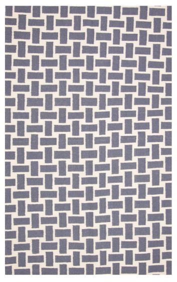 Turkish Ankara FW 5'2" x 8'3" Flat-Weave Wool Kilim 