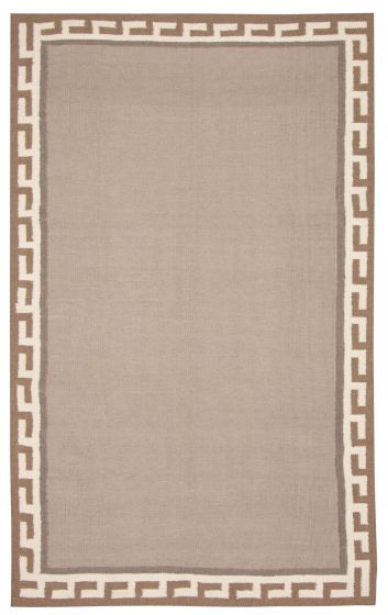 Turkish Ankara FW 5'0" x 8'0" Flat-Weave Wool Kilim 