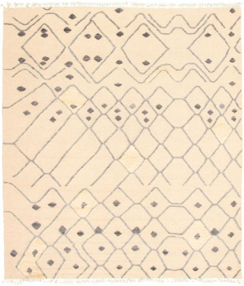 Pakistani Marrakech 8'4" x 9'6" Hand-knotted Wool Rug 