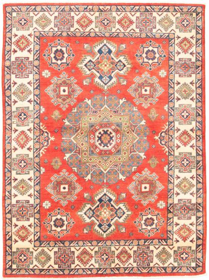Afghan Finest Ghazni 4'11" x 6'9" Hand-knotted Wool Rug 