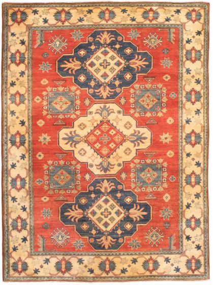 Afghan Finest Ghazni 5'7" x 7'10" Hand-knotted Wool Rug 