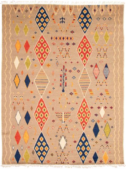 Pakistani Pak Finest Marrakesh 8'9" x 11'10" Hand-knotted Wool Rug 