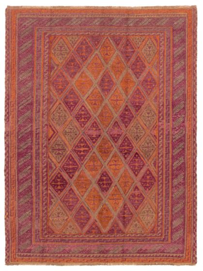 Afghan Tajik Caucasian 4'7" x 6'2" Hand-knotted Wool Rug 