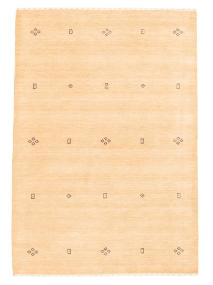 Indian Kashkuli Gabbeh 5'2" x 7'5" Hand Loomed Wool Rug 