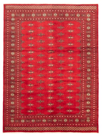 Pakistani Finest Peshawar Bokhara 6'7" x 9'0" Hand-knotted Wool Rug 
