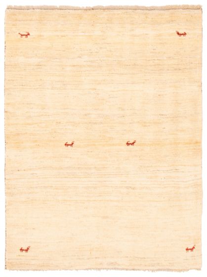 Indian Kashkuli Gabbeh 4'7" x 6'0" Hand-knotted Wool Rug 