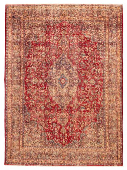 Persian Style 9'4" x 12'11" Hand-knotted Wool Rug 