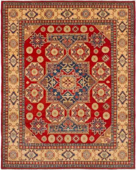 Afghan Finest Ghazni 7'11" x 9'11" Hand-knotted Wool Rug 