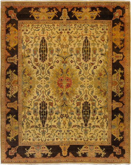 Indian Jamshidpour 7'11" x 9'11" Hand-knotted Wool Rug 