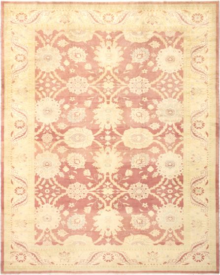 Turkish Authentic Ushak 9'8" x 11'9" Hand-knotted Wool Rug 