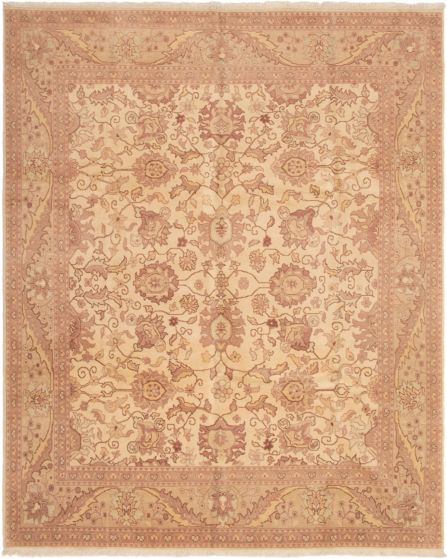 Indian Chobi Twisted 8'0" x 10'0" Hand-knotted Wool Rug 
