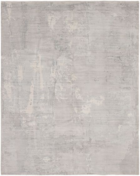Indian Galleria 8'0" x 10'1" Hand-knotted Viscose Rug 