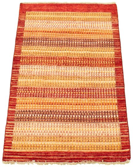 Pakistani Peshawar Ziegler 2'10" x 5'3" Hand-knotted Wool Rug 