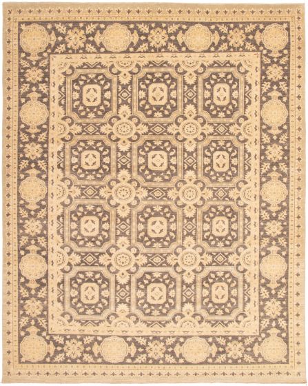 Pakistani Peshawar Oushak 9'10" x 12'4" Hand-knotted Wool Rug 