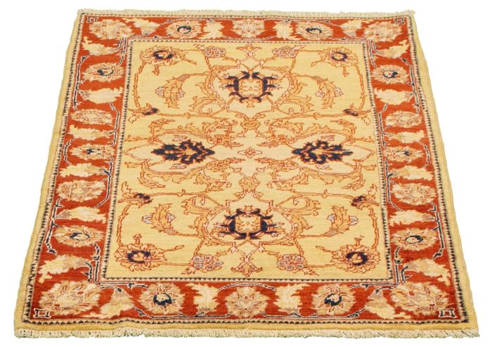 Afghan Chobi Finest 3'3" x 4'10" Hand-knotted Wool Rug 