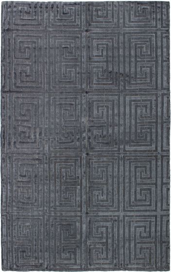 Indian Kashkuli Gabbeh 5'0" x 8'0" Hand-knotted Silk Rug 