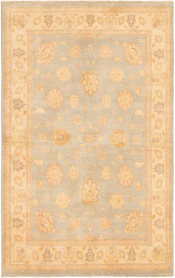 Pakistani Peshawar Oushak 5'0" x 8'1" Hand-knotted Wool Rug 