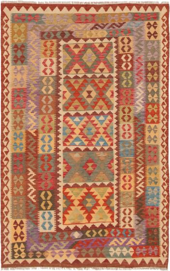 Kilim sivas 5'4" x 8'4" en laine
