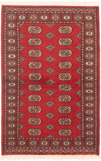 Tapis peshawar bokhara 3'2" x 4'11" en laine