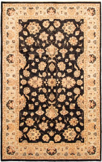 Indian Chobi Twisted 6'0" x 9'9" Hand-knotted Wool Rug 