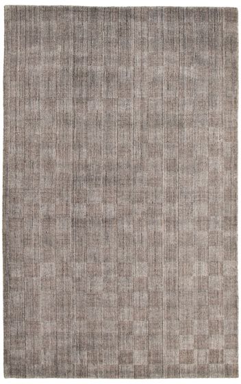 Indian Ananda 5'0" x 8'0" Hand Loomed Bamboo Silk Rug 