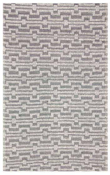 Indian Sienna 5'2" x 8'4" Braided Weave Wool Rug 