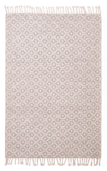 Indian Sienna 6'5" x 9'5" Braid weave Wool Rug 