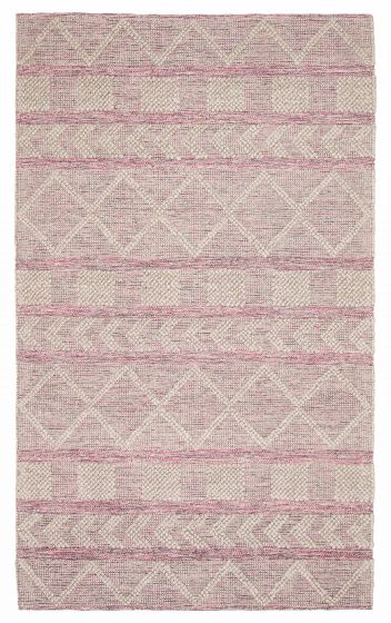 Indian Sienna 4'11" x 8'0" Braid weave Wool Rug 