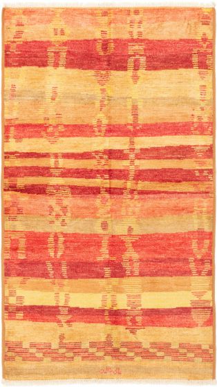 Indian Shalimar 5'1" x 8'9" Hand-knotted Wool Rug 