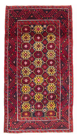 Afghan Royal Baluch 2'11" x 5'9" Hand-knotted Wool Rug 