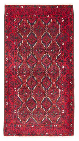 Afghan Royal Baluch 3'5" x 6'1" Hand-knotted Wool Rug 