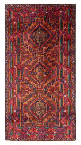 Afghan Teimani 3'6" x 6'7" Hand-knotted Wool Rug 
