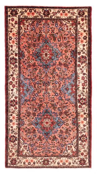 Persian Style 4'2" x 7'10" Hand-knotted Wool Rug 