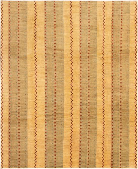 Afghan Finest Ziegler Chobi 8'0" x 9'10" Hand-knotted Wool Rug 