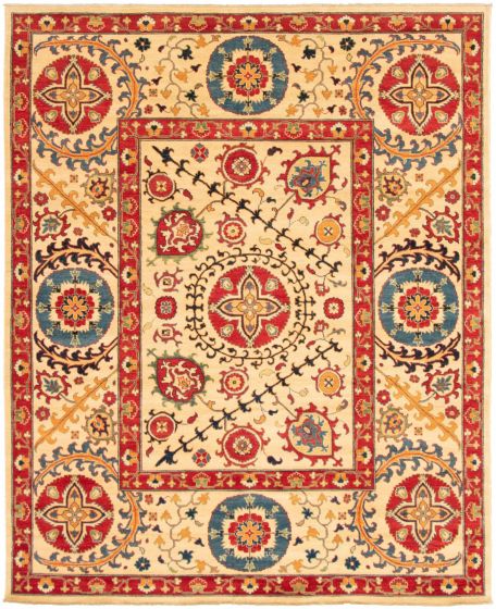 Tapis oushak prestige 8'0" x 9'11" en laine