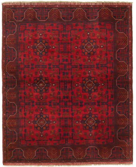 Afghan Finest Khal Mohammadi 5'0" x 6'2" Hand-knotted Wool Rug 