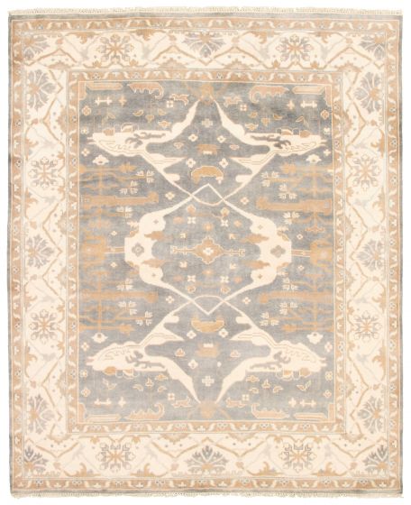 Tapis oushak royal 8'2" x 9'9" en laine