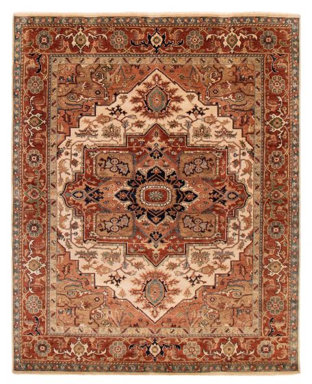 Indian Jules Sultane 7'10" x 9'9" Hand-knotted Wool Rug 