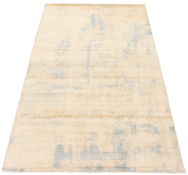 Indian Galleria 5'3" x 7'6" Hand-knotted Viscose Rug 