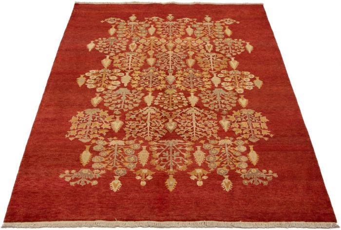 Pakistani Pako Persian 18 Of 20 6'0" x 8'8" Hand-knotted Wool Rug 