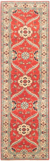 Afghan Finest Ghazni 2'8" x 9'4" Hand-knotted Wool Rug 